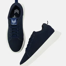 Big Fox Men Textured Round Toe Sneakers-picture-17