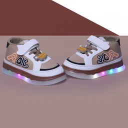 FEETWELL SHOES Unisex Kids Printed PU Sneakers-image-84