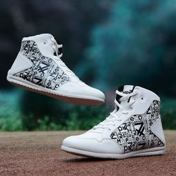 Liberty Men DUCANI Mid Top Printed Memory Foam Insole Sneakers-picture-28
