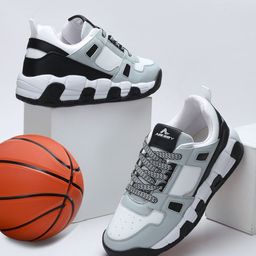 adeboy Men Colourblocked PU Sneakers-image-96
