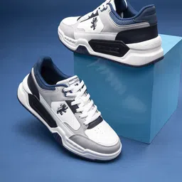 Red Tape Men Colourblocked PU Sneakers-99