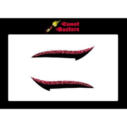 Comet Busters Glitter Eyeliner Stickers - Pink 04-84