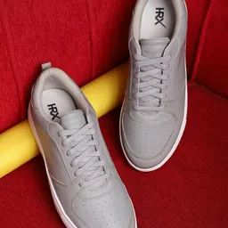 HRX by Hrithik Roshan Men Perforations Lace Up Sneakers-picture-15