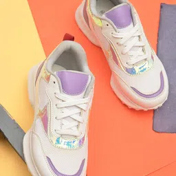 El Paso Women White Printed Lightweight Sneakers-image-43