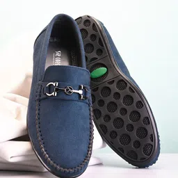 Sir Corbett Men Round Toe Horsebit Loafers-image-51