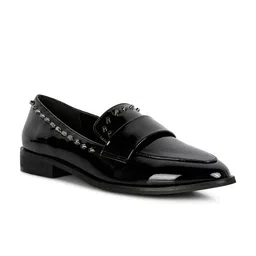 RAG & CO Women Stud Detail Slip-On Loafers-image-36
