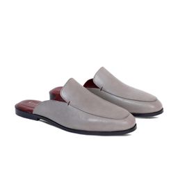 GRIFFIN Men Latex Lined Leather Comfort Insole Mules-image-83