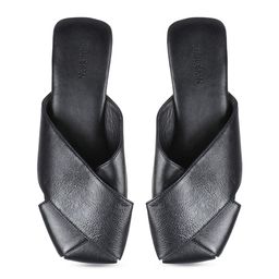 Hidesign Nara Round Toe Leather Mules-picture-47