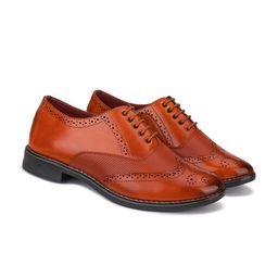 BERSACHE Men Round Toe Leather Brogues-28