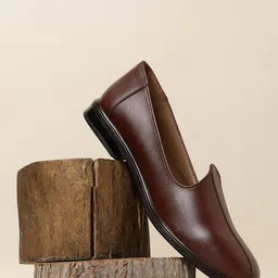 Liberty Men Leather Lightweight Slip-On Mojaris-12