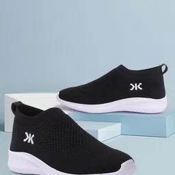 Killer Men Black Woven Design Slip-On Sneakers-picture-5