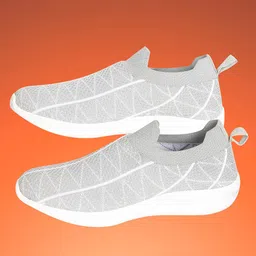 TPENT Women Lightweight Mesh Slip-On Sneakers-image-89