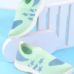 YK Girls Textured Lightweight Slip-On Sneakers-image-86