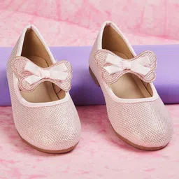 Fame Forever by Lifestyle Girls Pink Woven Design Slip-On Sneakers-picture-8