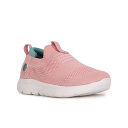 Bubblegummers Girls Pink Woven Design Slip-On Sneakers-image-66