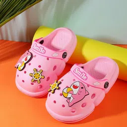 PASSION PETALS Girls Fish Embossed clogs Flip Flops-image-37