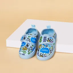 Pantaloons Baby Boys Printed Textile Slip-On Sneakers-11