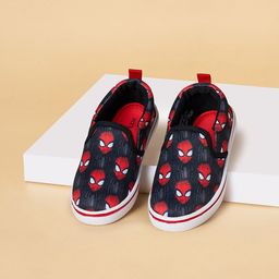 Pantaloons Junior Boys Spiderman Printed Textile Comfort Insole Slip-On Sneakers-14
