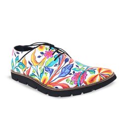 Kanvas Men Printed Slip-On Sneakers-14