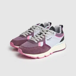 Pepe Jeans Women Colourblocked Lace-Up Sneakers-image-99