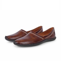 Big Boon Men Textured Lightweight Mojaris-image-2