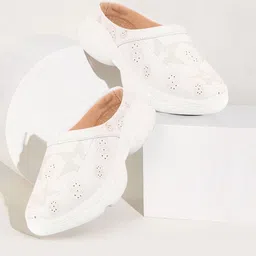 FAUSTO Women Textured Slip-On Mules Sneakers-22