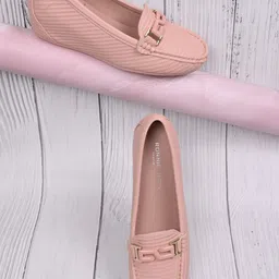 Ronnie Grey Women Textured PU Slip-On Sneakers-image-59