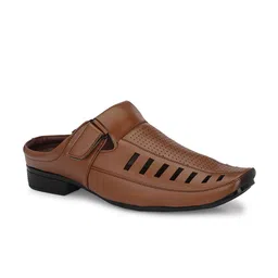 Hundo P Men Tan Brown Perforations Slip-On Sneakers-image-34