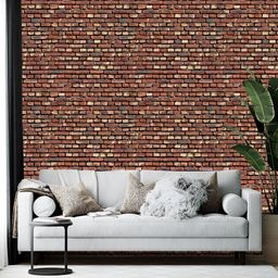 British Terminal Brown & Beige Abstract Printed Self-Adhesive Wallpaper-30