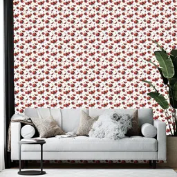 British Terminal Red & White Printed Self-Adhesive Wall Sticker-17