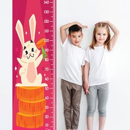 WENS Pink & Orange Height Chart Vinyl Wall Decal-image-14