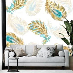 British Terminal Blue & White Floral Printed Self-Adhesive Wall Sticker-image-62