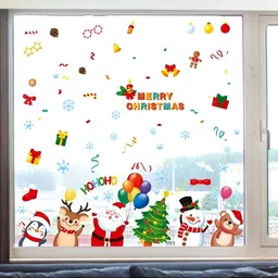 Asian royal Blue & Red Printed Self-Adhesive Wall Sticker-image-74