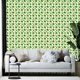 British Terminal Green Floral Printed Self-Adhesive Wallpaper-picture-27