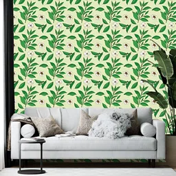 British Terminal Green Printed Self-Adhesive Wallpaper-30