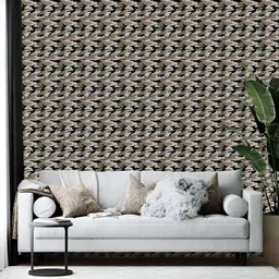 British Terminal Brown Abstract Printed Self-Adhesive Wallpaper-image-20