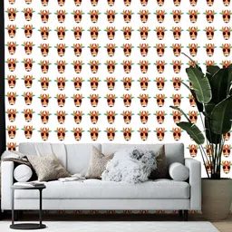 British Terminal White & Brown Abstract Printed Self-Adhesive Wallpaper-51
