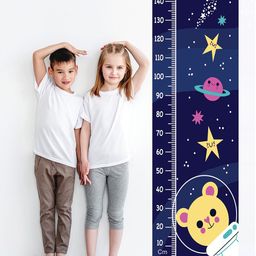 WENS Navy Blue Hello Kitty Height Chart Wall Sticker-image-74
