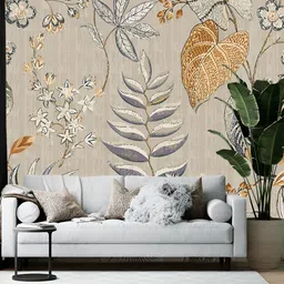 British Terminal Grey & Brown Printed Self-Adhesive Wallpaper-51