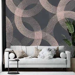 British Terminal Grey & Pink Printed Self-Adhesive Wall Paper-12