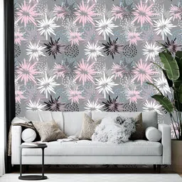 British Terminal Grey & White Printed Self-Adhesive Wall Sticker-image-90