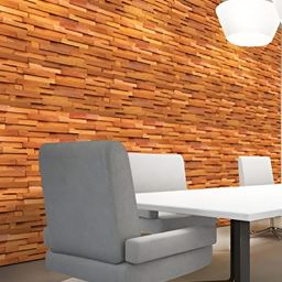 Asian royal Brown Brick Pattern Self Adhesive Wall Sticker-picture-22