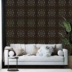 British Terminal Beige & Grey Printed Self-Adhesive Wallpaper-picture-31