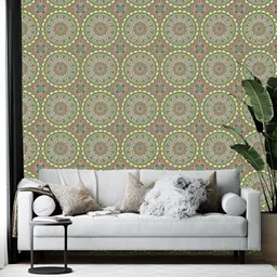 British Terminal Pink & Green Printed Self-Adhesive Wall Sticker-image-58