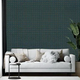 British Terminal Grey Abstract Printed Wall Paper-47