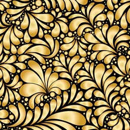 British Terminal Black & Gold-Toned Abstract Printed Self-Adhesive Wallpaper-54