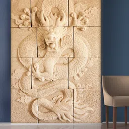 999Store Off-White Angry Dragon Mural Wallpaper-image-38