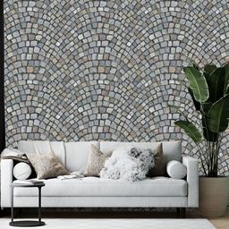 British Terminal Grey Abstract Printed Self-Adhesive Wallpaper-picture-14