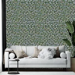 British Terminal Green & Blue Printed Self-Adhesive Wall Sticker-56