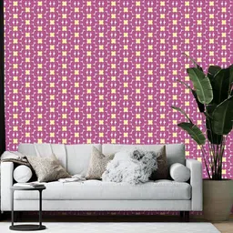 British Terminal Purple Abstract Printed WallPaper-image-44